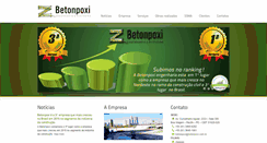 Desktop Screenshot of betonpoxi.com.br