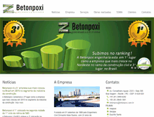 Tablet Screenshot of betonpoxi.com.br
